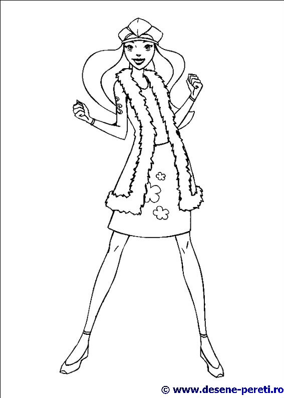 totally spies desene colorat
